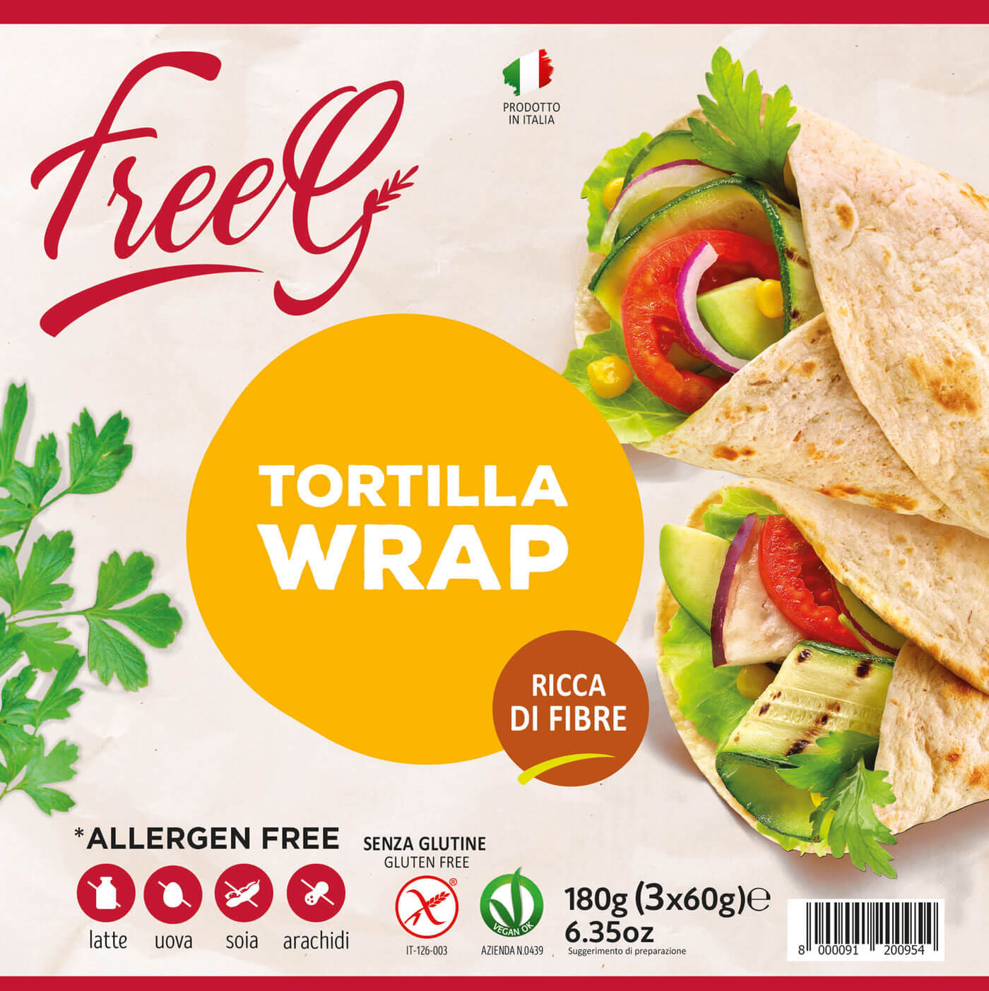 Image of Wrap Tortilla Freeg 3x60g033