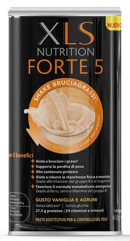 

XLS NUTRITION FORTE 5 SHAKE BRUCIAGRASSI 400g