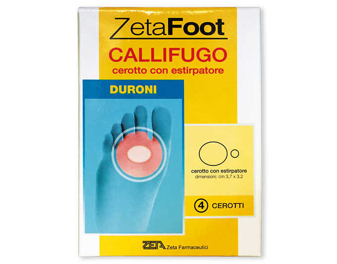 

ZetaFoot Callifugo Duroni Zeta Farmaceutici 4 Pezzi