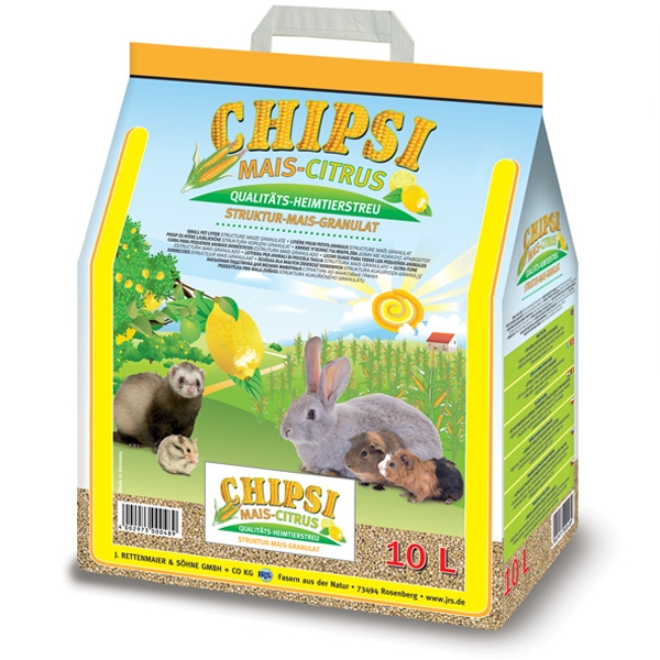 Image of Chipsi Mais Citrus - lettiera per animali roditori e uccelli -