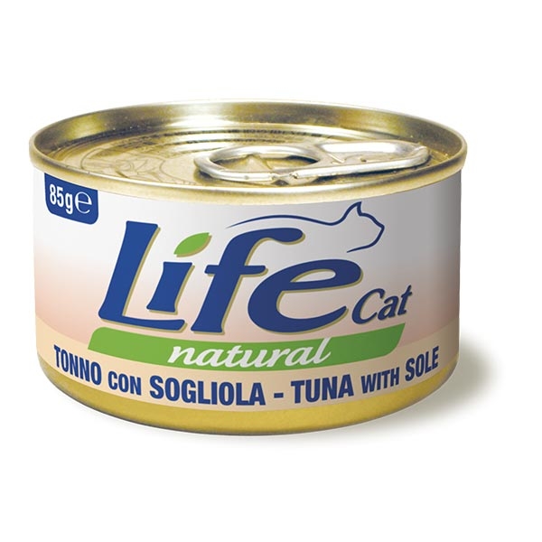 Life Cat Natural Tonno con Sogliola - 85GR