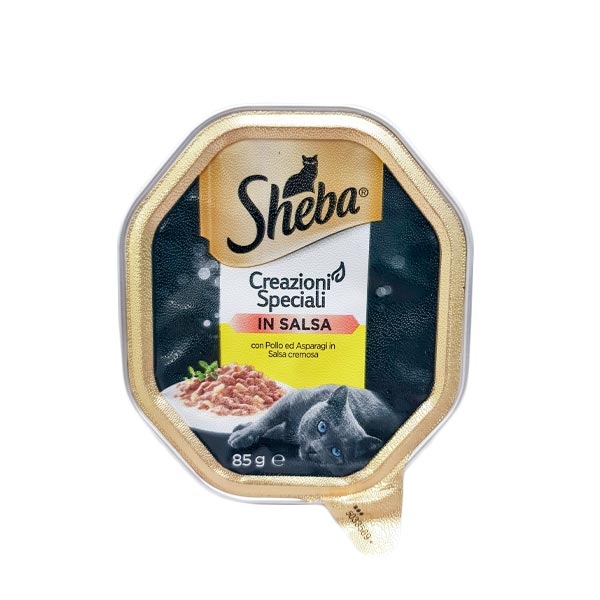 Image of Creazioni Speciali in Salsa con Pollo ed Asparagi in Salsa Cremosa - 85GR