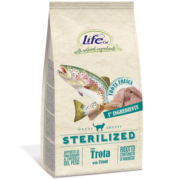 Image of Natural Ingredients Adult Sterilized con Trota - 400GR