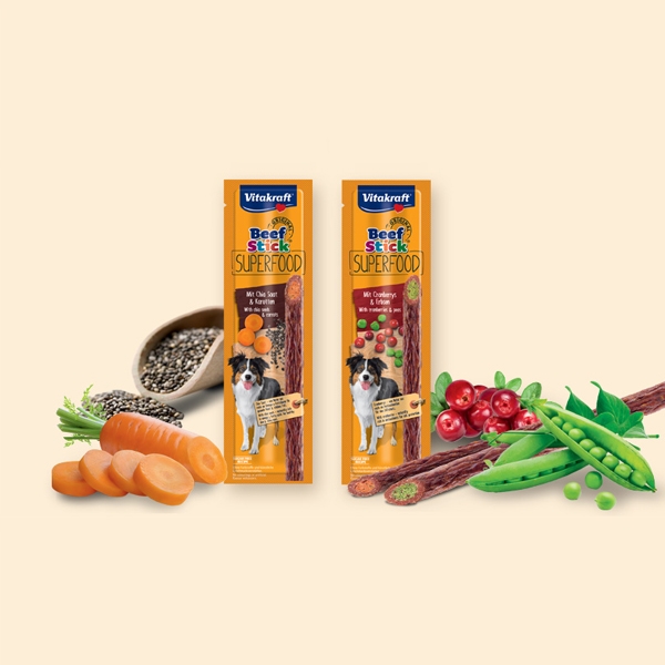 Image of Beef Stick Superfood - 25GR - Carote e Semi di Chia033