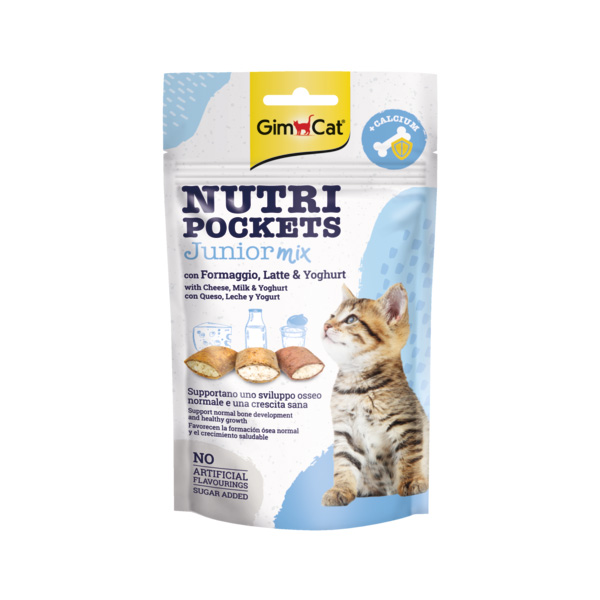 Image of GimCat Nutri Pockets Junior Kitten - 60GR033