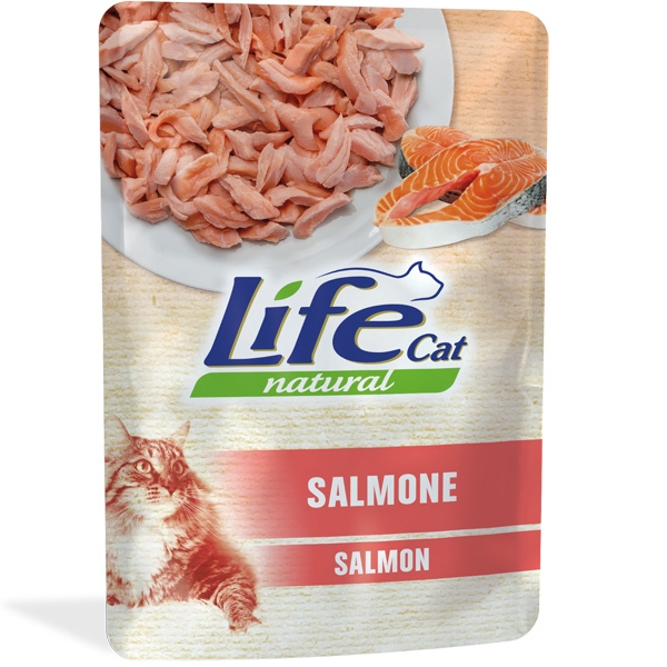 Image of Life Cat Natural Adult Salmone - 70GR