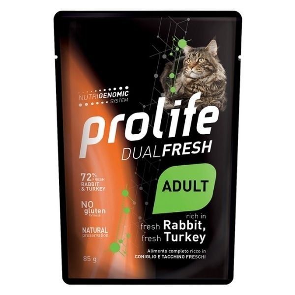 Image of Dual Fresh Adult Rabbit & Turkey - 85GR