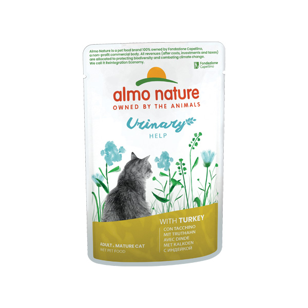 Image of Almo Nature Cat Urinary Help con Tacchino - 70GR