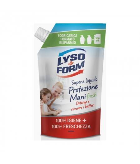 Image of Sapone Liquido Protezione Mani Fresh Lysoform 500ml