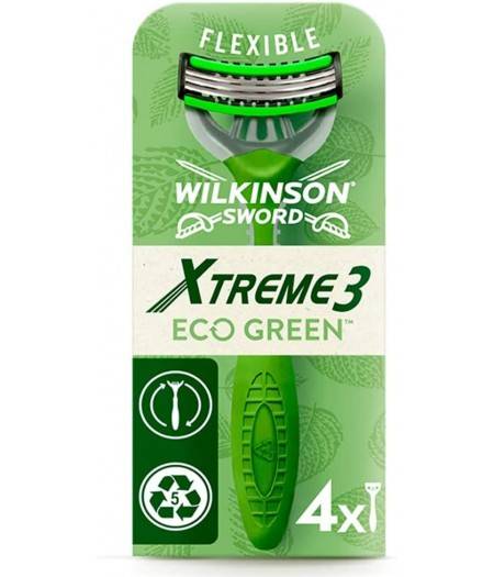 Image of Extreme 3 Eco Green Uomo WILKINSON 4 Pezzi