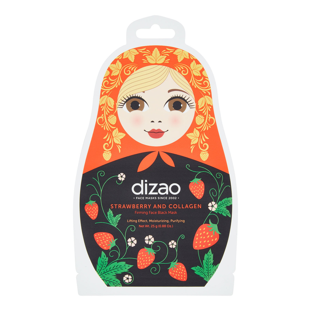 Image of DIZAO MASK VISO NERA RASS FRAGOLE033