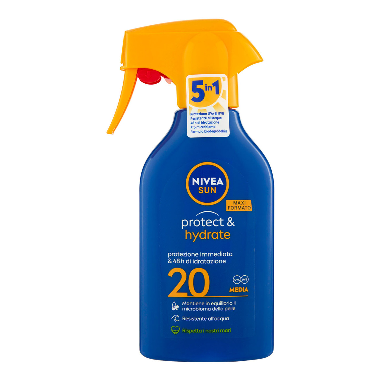 Image of Solare Spray Protect & Hydrate FP20 Nivea Sun 270ml033