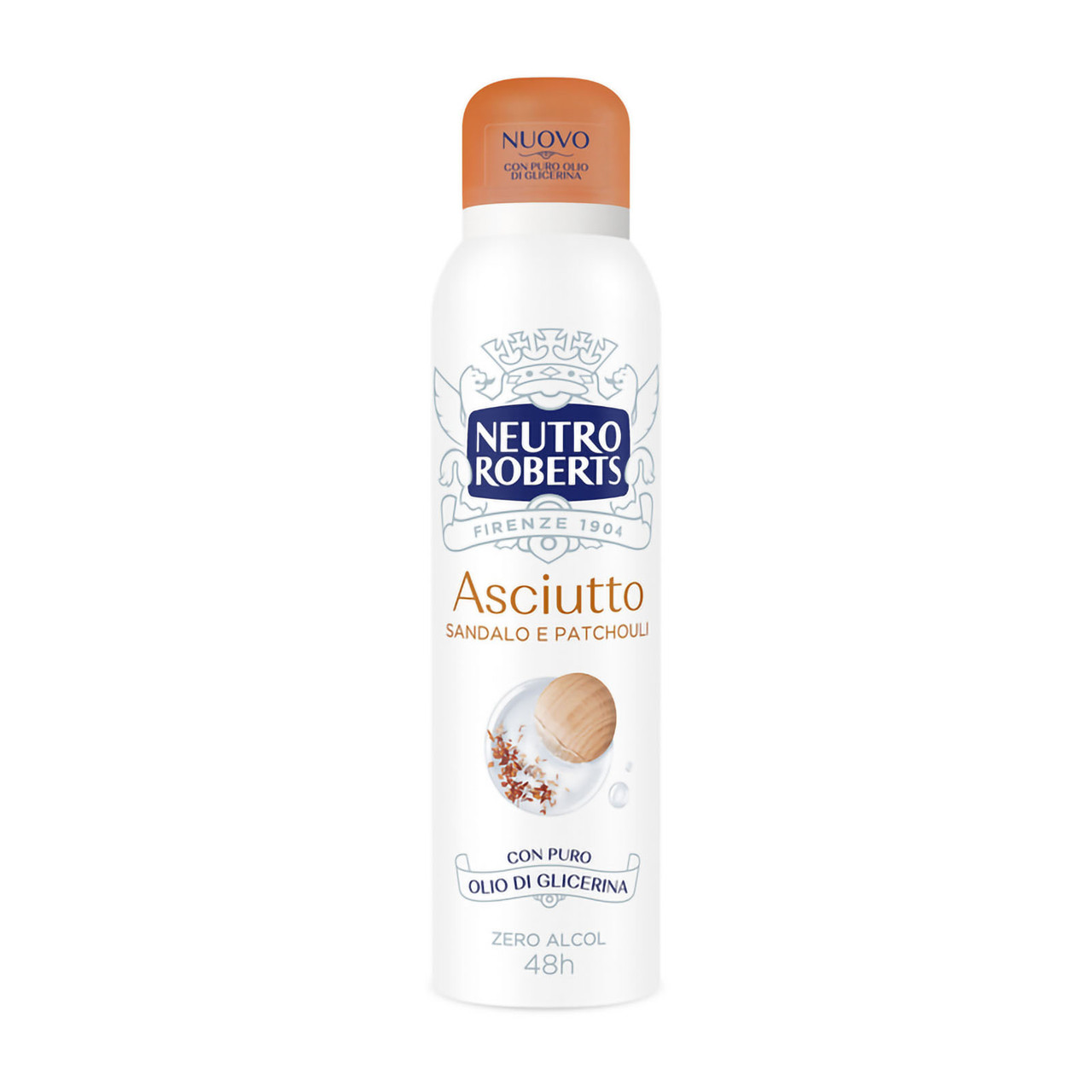 Image of Deo Spray Asciutto Sandalo & Patchouli Neutro Roberts 150ml033