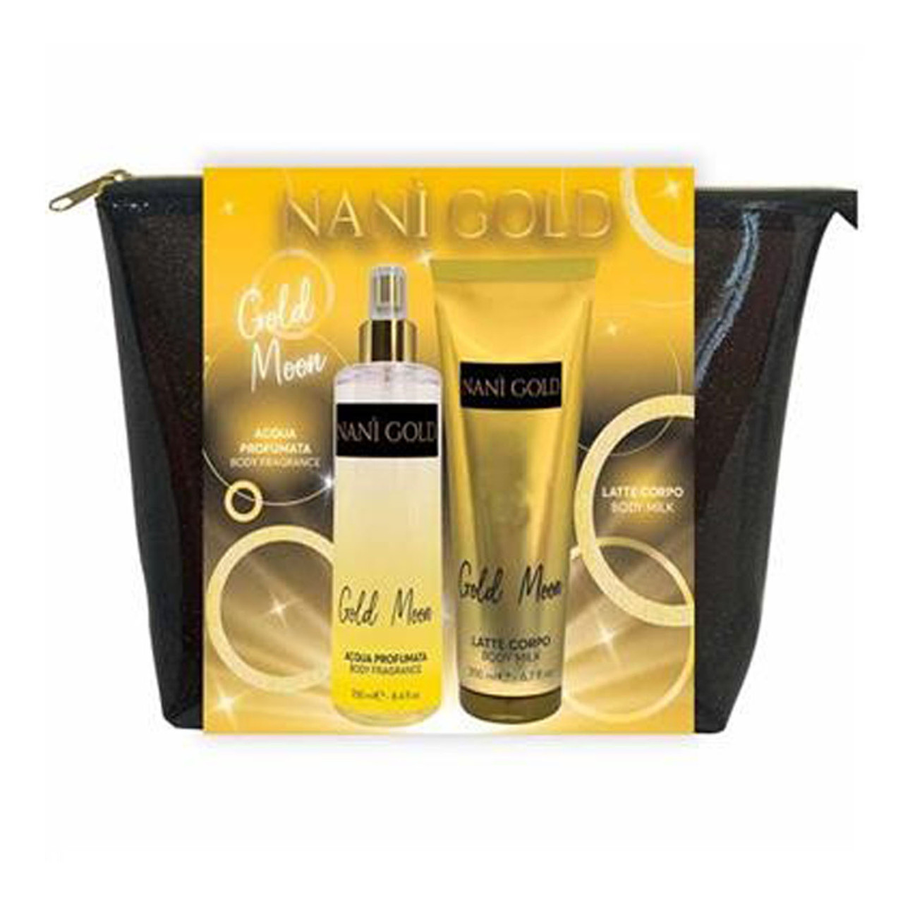 Image of KIT GOLD MOON Latte Corpo 200ml+Acqua Corpo 250ml NANI&#39;033