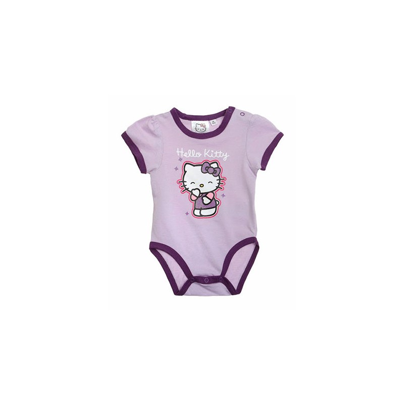 Image of Body bodino intimo bimba neonato Hello Kitty viola 12 m033