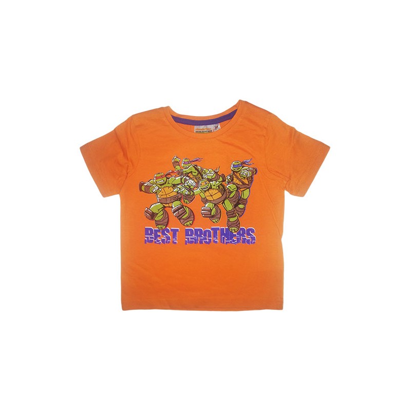 Image of T-shirt maglia maglietta bimbo bambino Tartarughe Ninja arancio 8A