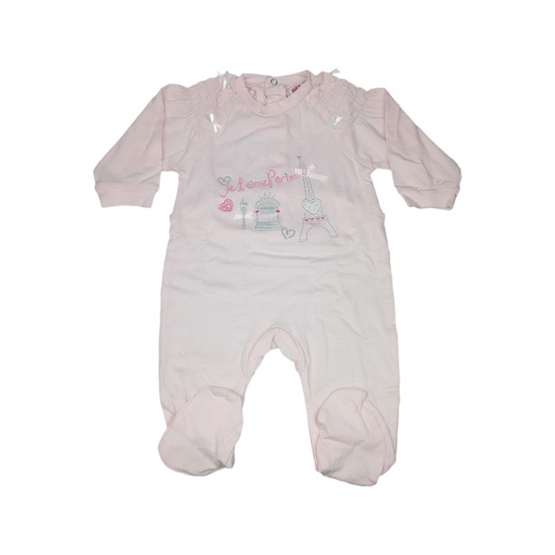 Image of Tuta tutina cotone bimba neonato Will B rosa 6 - 9 m033