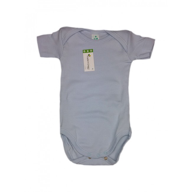 Image of Body bodino intimo neonato bimbo mezza manica Rapife cielo 12 m033