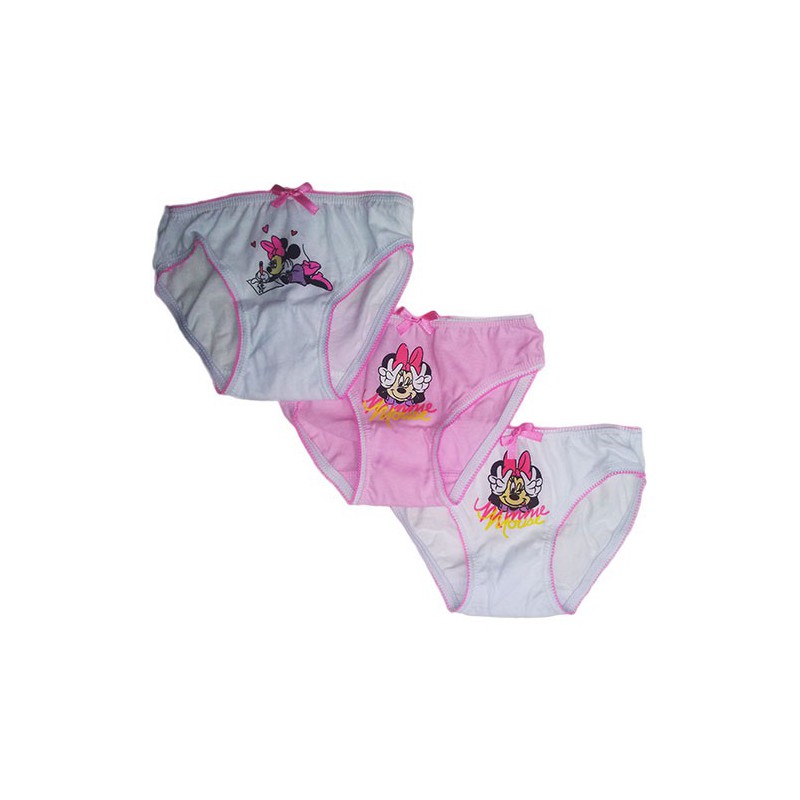 Image of Tris slip mutandina bimba bambina Disney Minnie 4-5 anni033