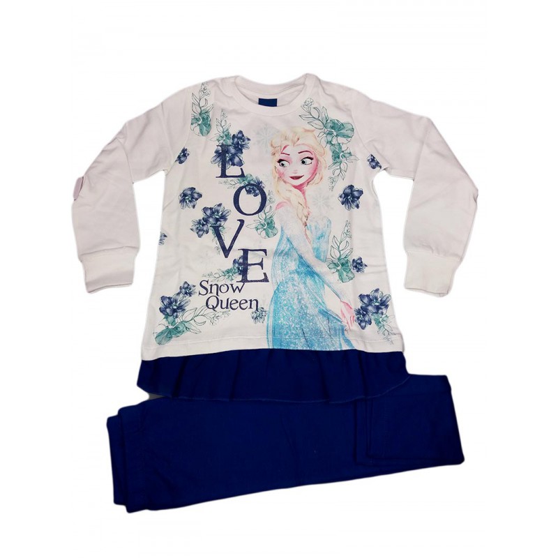 Image of Completo 2pz maglia pantalone leggings bimba bambina Arnetta Disney Frozen 5A