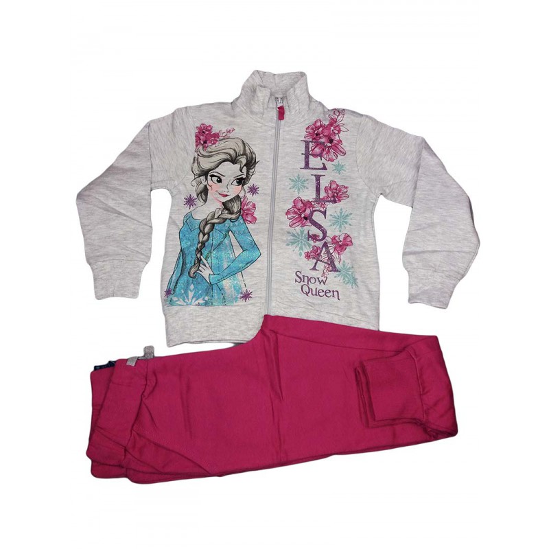 Image of Completo tuta 2pz felpa maglia pantalone bimba bambina Arnetta Disney Frozen 5A