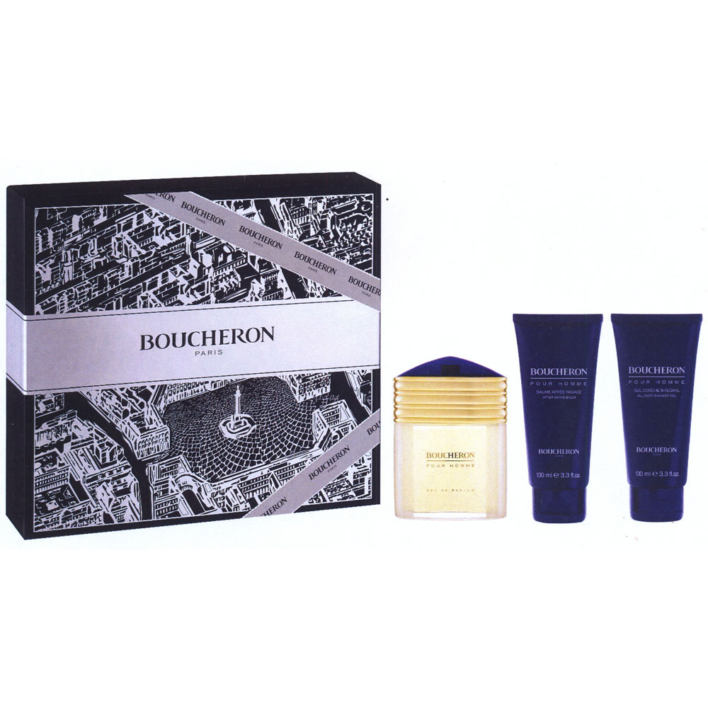 Image of Boucheron Homme Eau De Parfum Spray 100ml Set 3 Parti 2019033