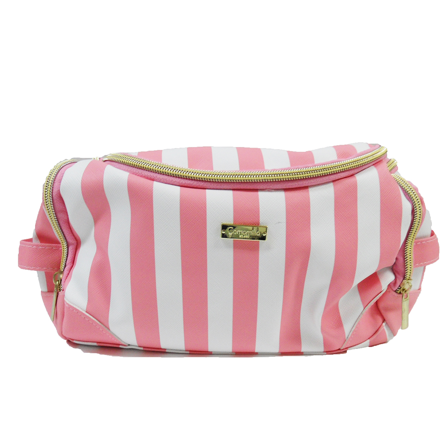 Image of Camomilla Necessaire Bag Pink Stripes Ref. 27805