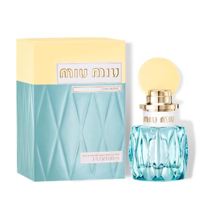 Image of Miu Miu L&#39;Eau Bleue Eau De Parfum Spray 30ml