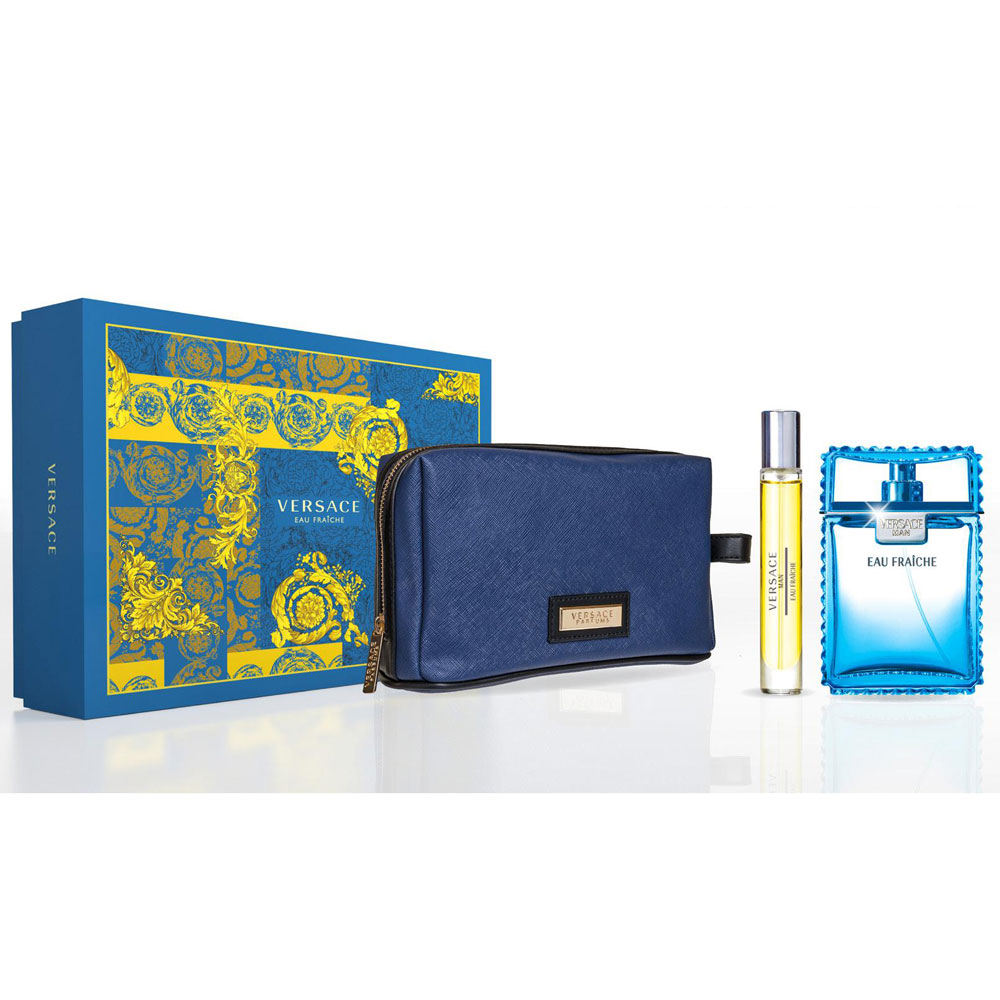 Image of Versace Eau Fraîche Eau De Toilette Spray 100ml Set 3 Parti 2018033