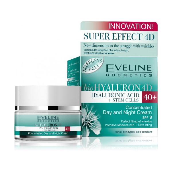 Image of Eveline Biohyaluronic 4D Concentrated Day and Night Cream 40+ 50ml