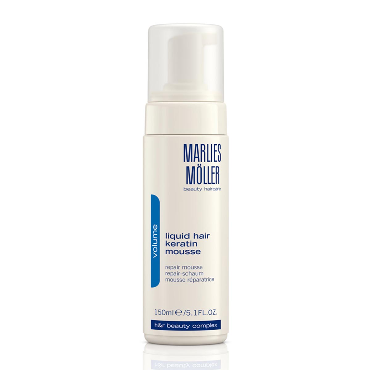 Image of Marlies Moller Volume Liquid Hair Keratin Mousse 150ml