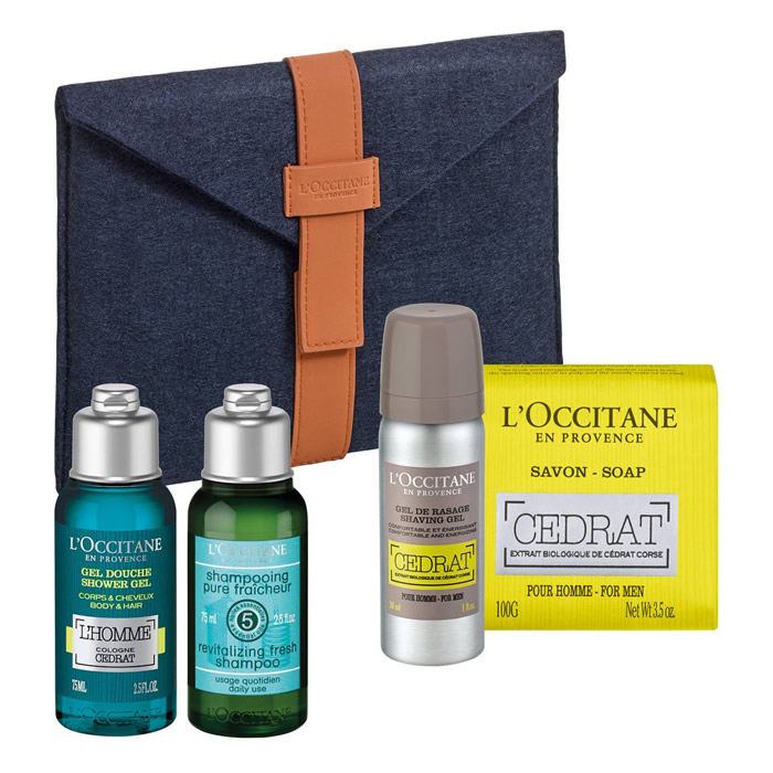 L'Occitane Cedrat Gel Doccia 75Ml Set 4 Parti 2017