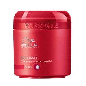 Image of Wella Brilliance Maschera Capelli Grossi 150ml