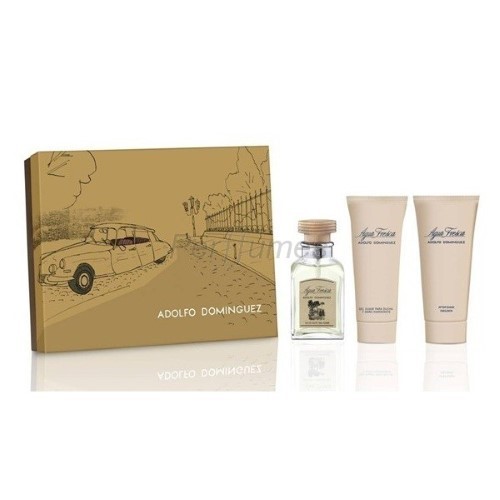 Image of Adolfo Dominguez Agua Fresca Eau De Toilette Spray 120ml Set 3 Parti