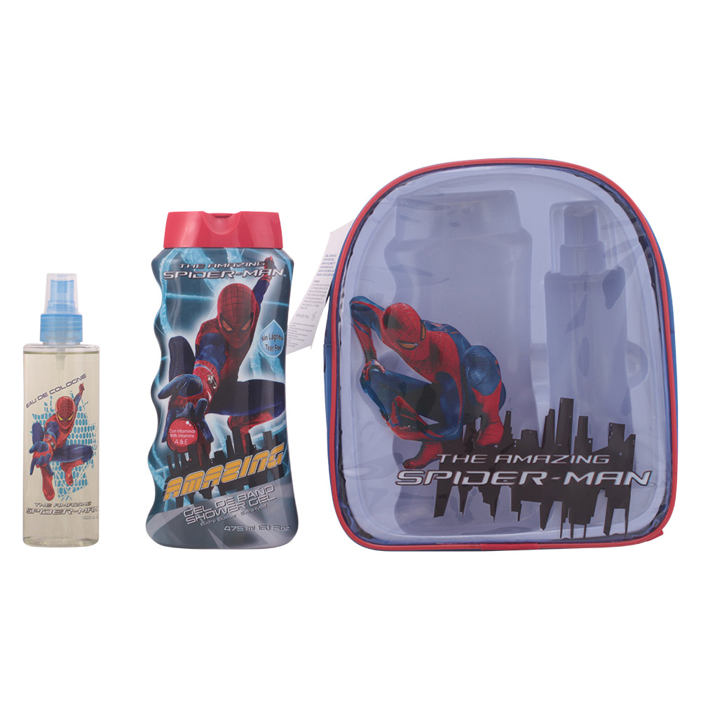 Image of Marvel The Amazing Spiderman Eau De Cologne Spray 200ml Set 3 Parti