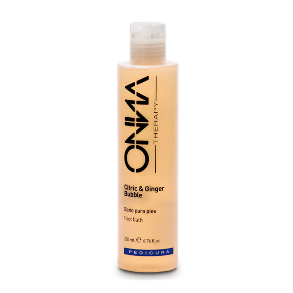 Image of Onna Therapy Citric Ginger Bubble Foot Bath 220ml