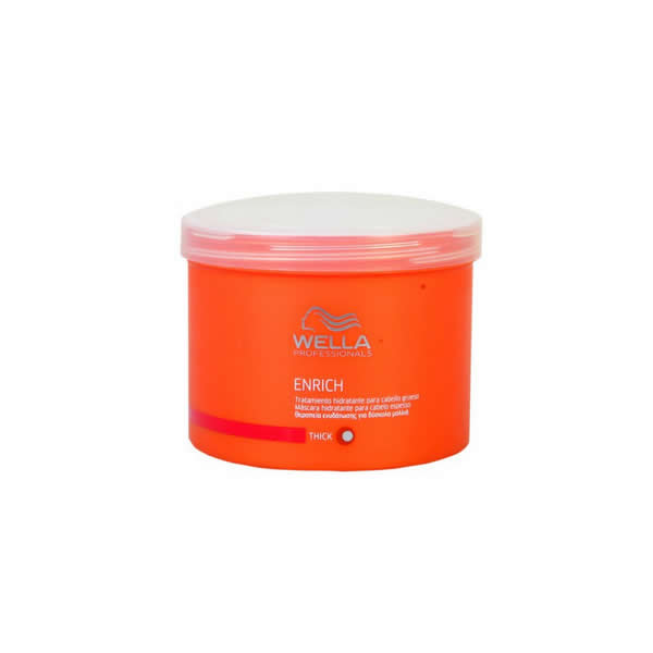 Image of Wella Enrich Maschera Hydratante Capelli Grossi 500ml