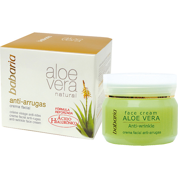 Image of Babaria Natural Anti Wrinkle Face Cream Aloe Vera 50ml