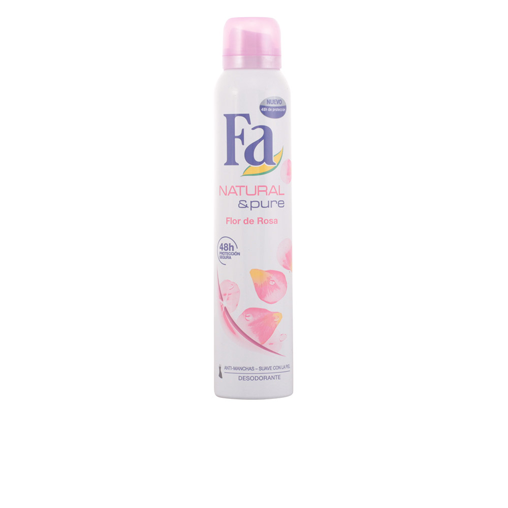 Fa Natural And Pure Fiore Rosa Deodorante Spray 200ml