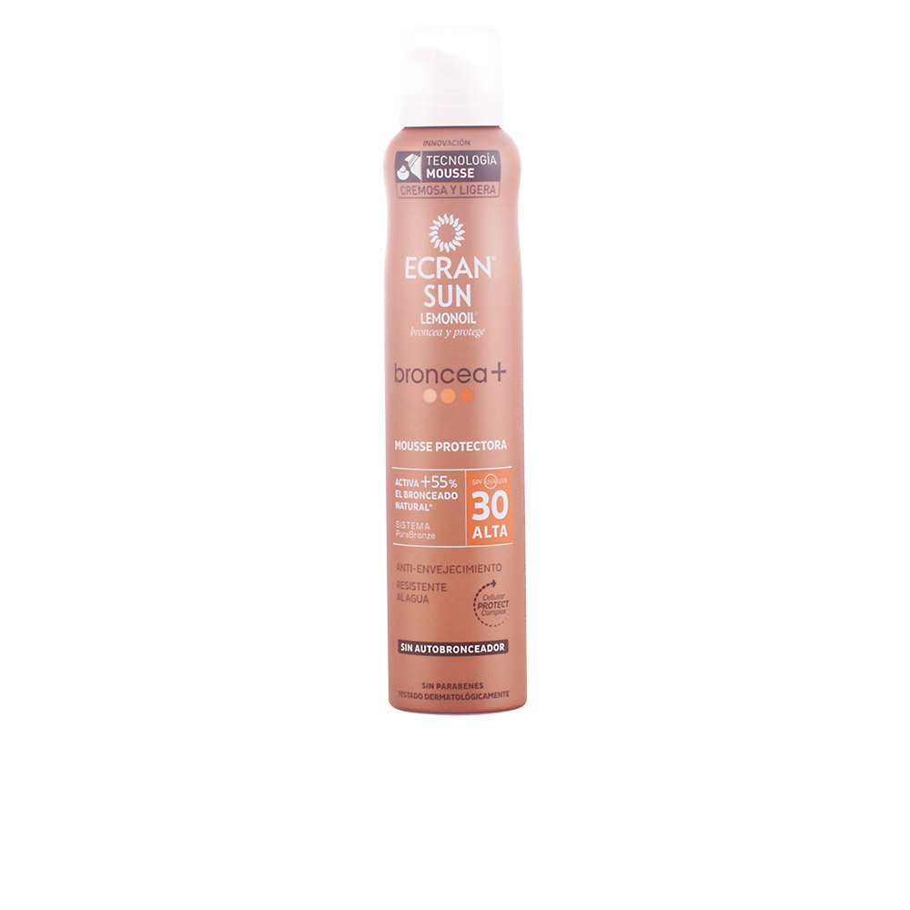 Image of Ecran Sun Lemonoil Tans And Protect Spray Mousse Spf30 200ml033