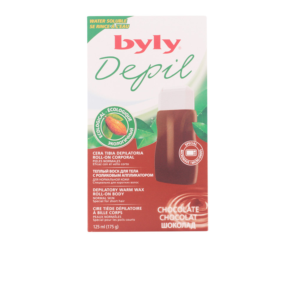 Image of Byly Depil Depilatory Warm Wax Roll On Chocolate 125ml033