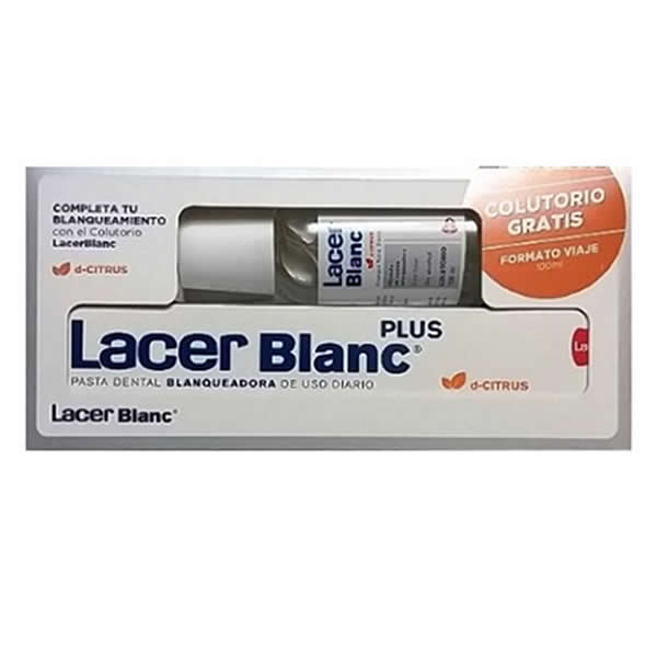 Image of Lacer Blanc Plus bianconing Toothpaste D-Citrus 125ml + Mouthwash 100ml033