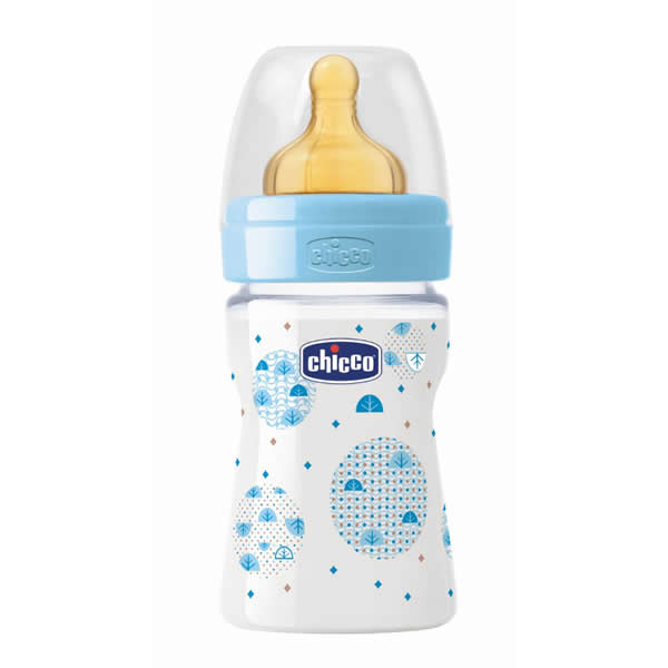 Image of Chicco Well-Being Biberon Silicone Azzurro 0m+ 150ml