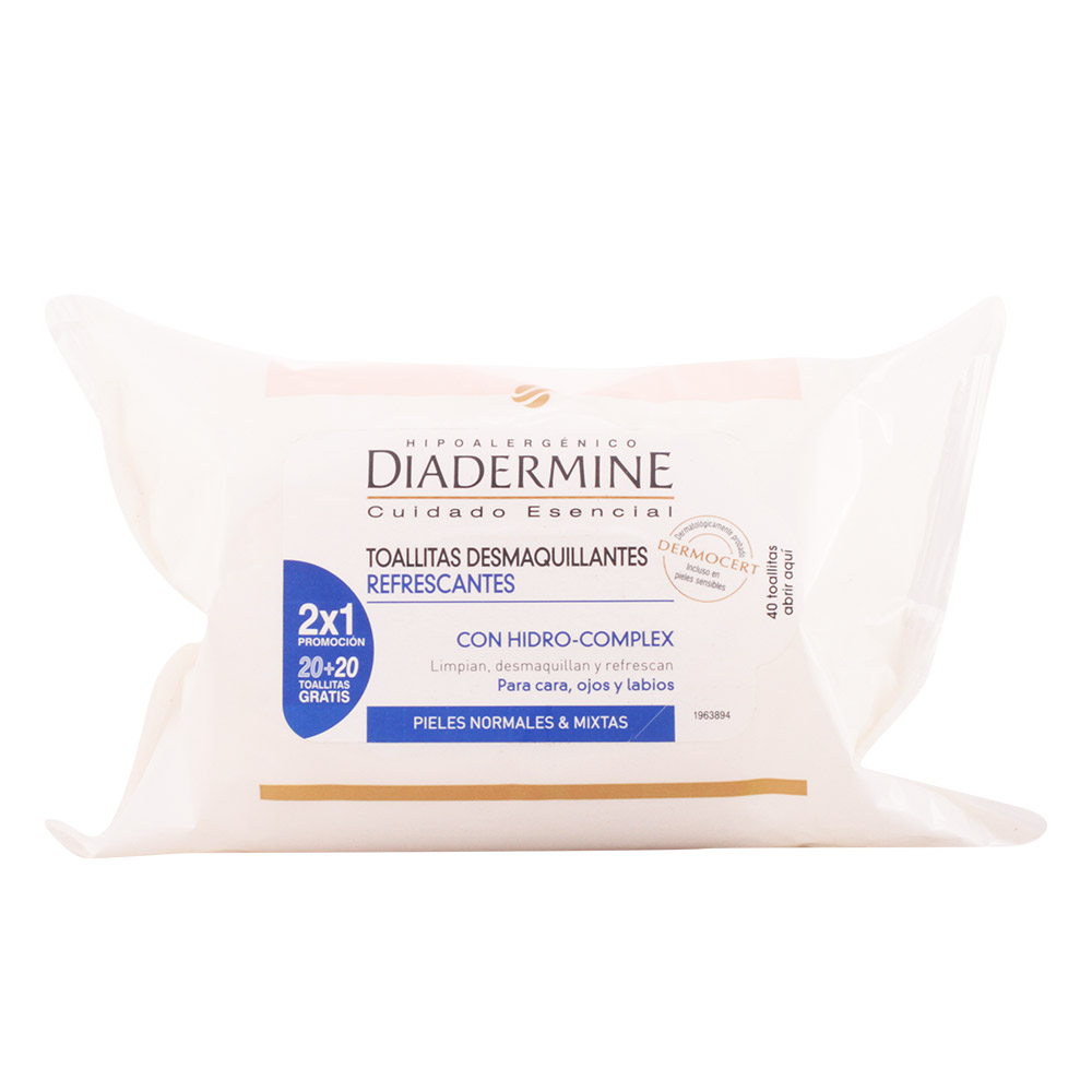Diadermine Refreshing Make Up Remover 40 Unità