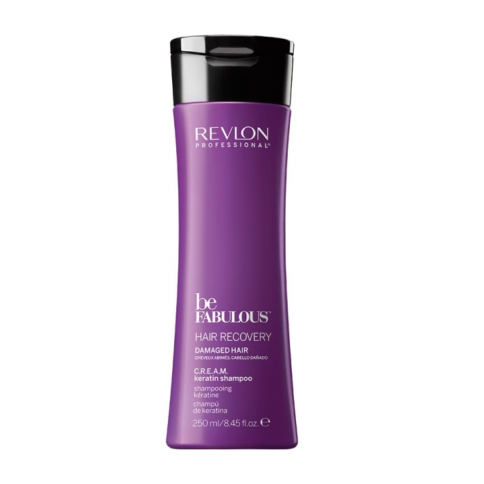 Image of Revlon Be Fabulous Hair Recovery Keratin Shampoo 250ml