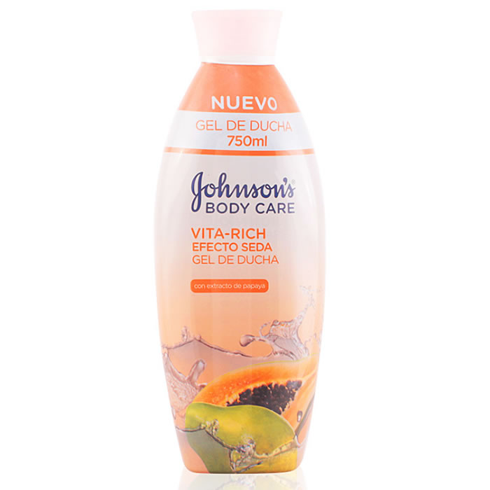 Image of Johnsons Vita Rich Effetto Seta Papaia Lozione Gel Doccia 750ml033