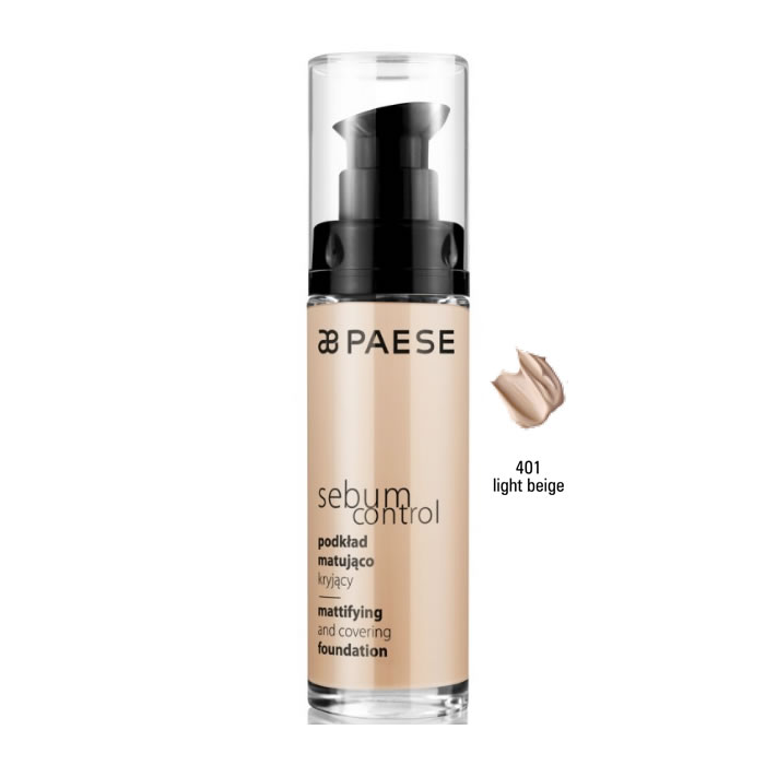 Image of Paese Sebum Control Mattifying And Covering Foundation 401 Light Beige033