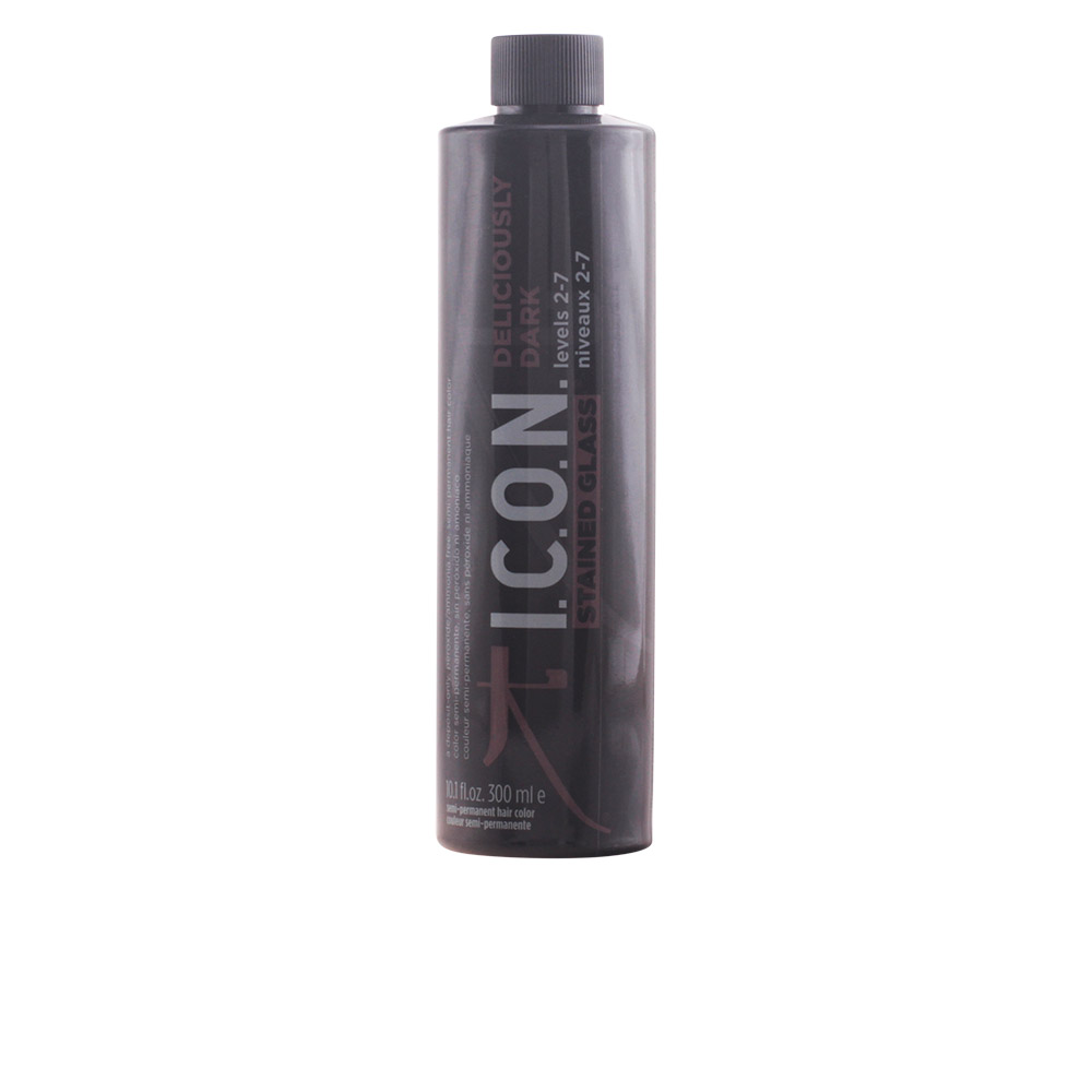 Image of Icon Stained Glass Colore Semi Permanente Deliciously Dark 300ml033