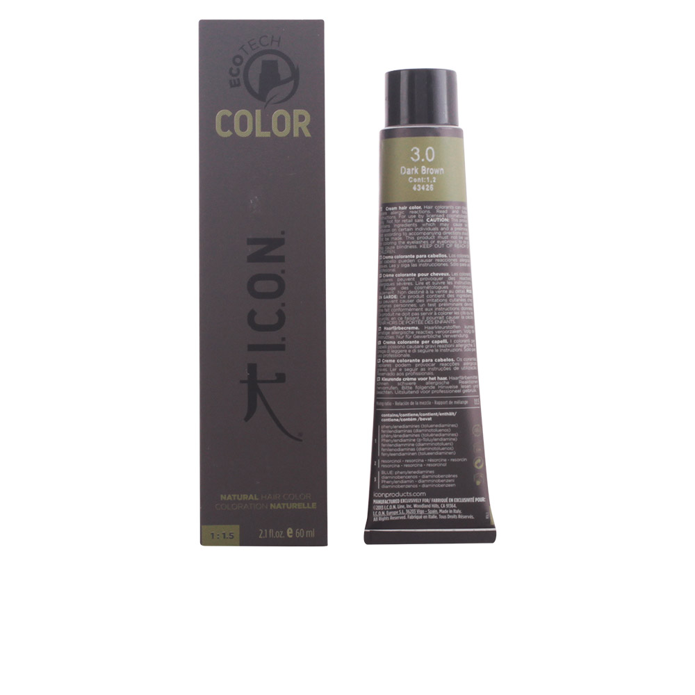 Image of Icon Ecotech Color Natural Hair Color 6.2 Dark Beige Blonde 60ml