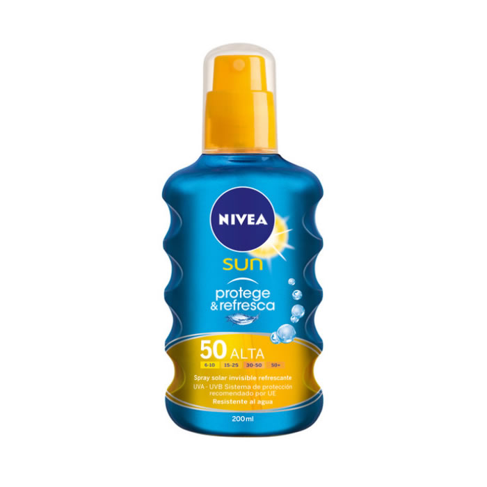 Image of Nivea Sun Latte Solare Rinfrescante Protect And Refresh Spray Spf50 200ml